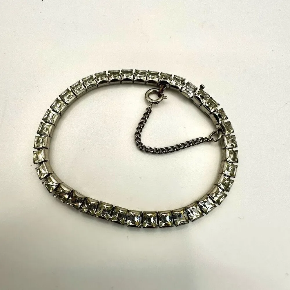 Rhinestone vintage bracelet good vintage